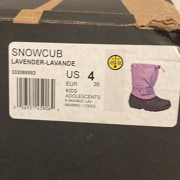 BRAND NEW youth girl kamik snowcub winter / snow boots size 4Y (-32C) - Picture 6 of 6